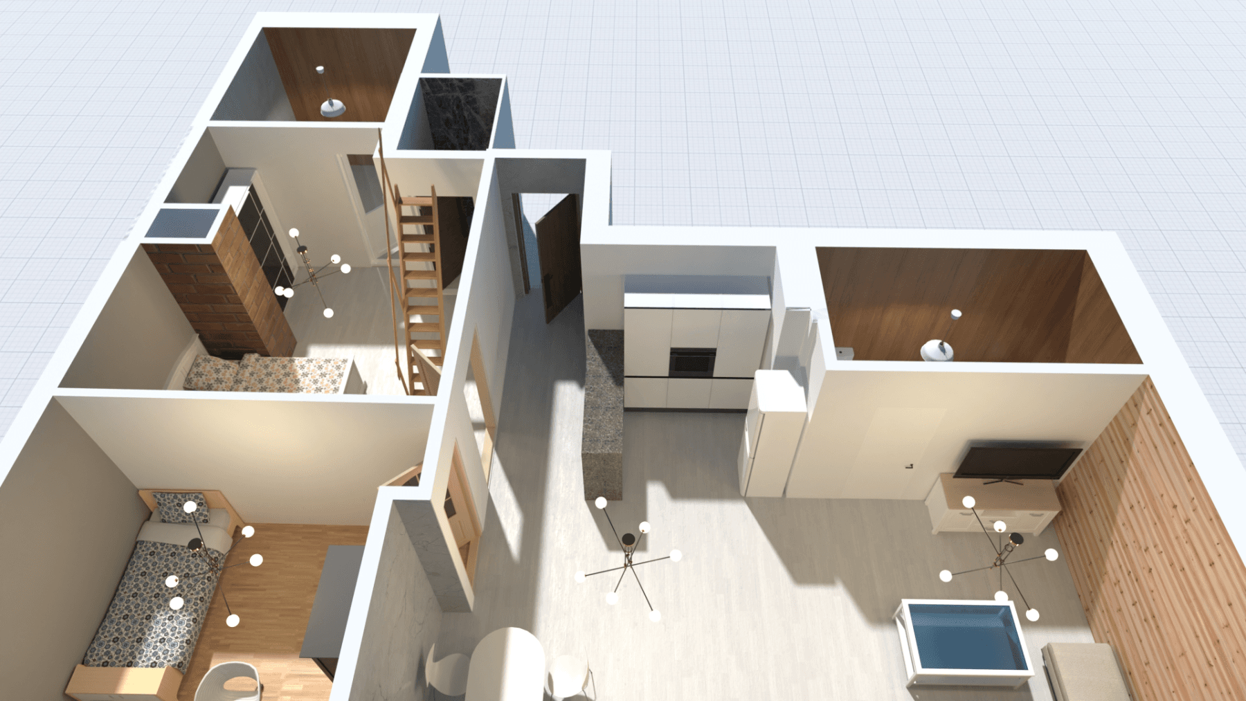 2 bedroom with open-plan kitchen flat for sale, 91 m², Litovická, Prague, Prague 2 bedroom with open-plan kitchen flat for sale, 91 m², Litovická, Prague, Prague