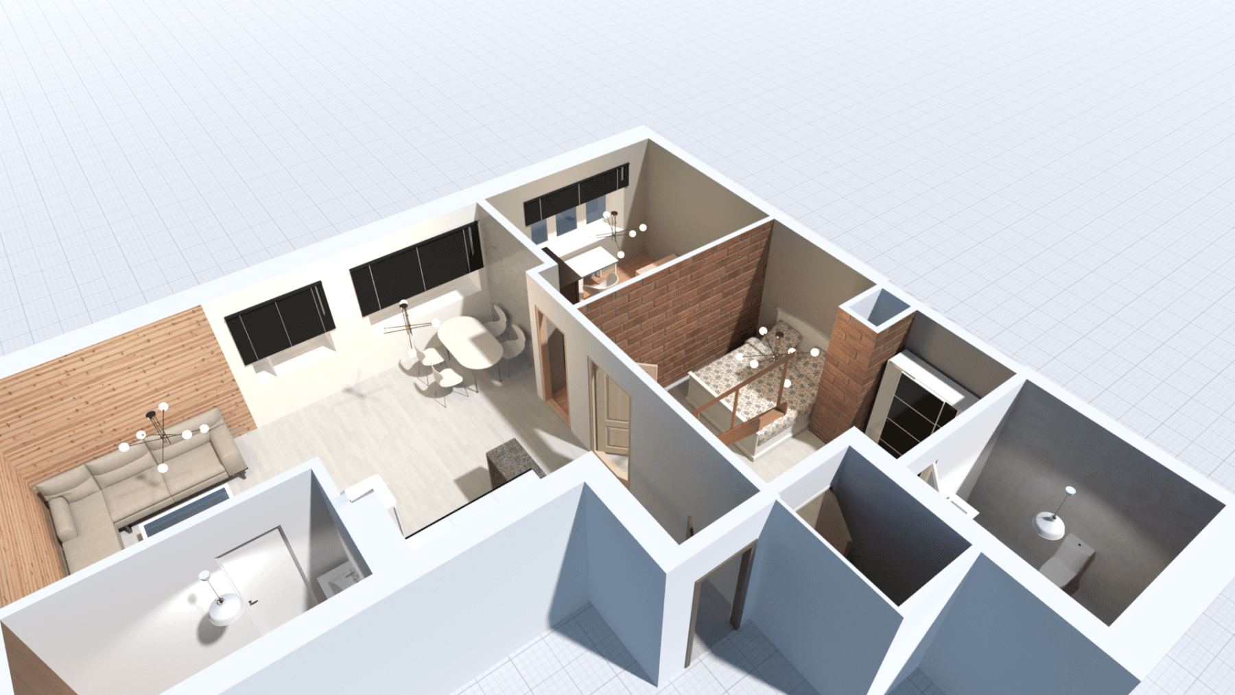 2 bedroom with open-plan kitchen flat for sale, 91 m², Litovická, Prague, Prague 2 bedroom with open-plan kitchen flat for sale, 91 m², Litovická, Prague, Prague