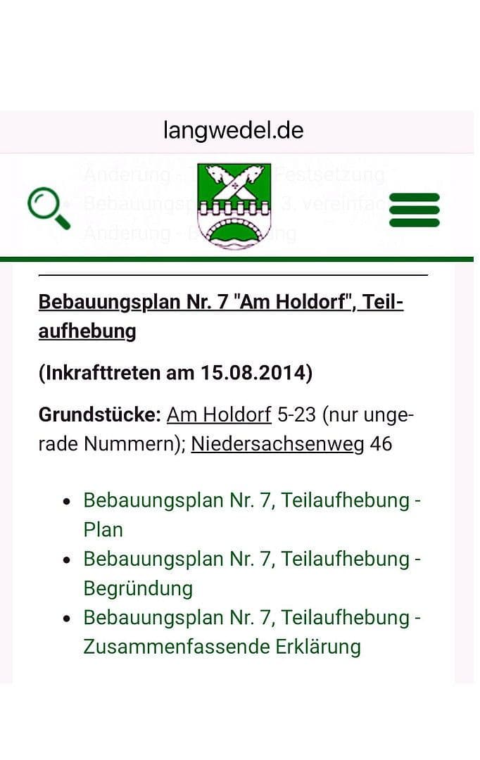 plot for sale, 455 m², Am Holdorf 13 a, Langwedel, Lower Saxony plot for sale, 455 m², Am Holdorf 13 a, Langwedel, Lower Saxony