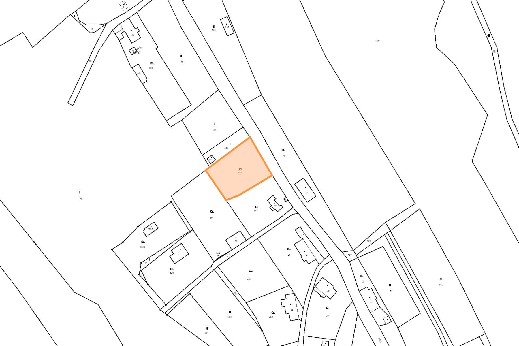 plot for sale, 1,559 m², Nová Ves, Jihomoravský Region plot for sale, 1,559 m², Nová Ves, Jihomoravský Region