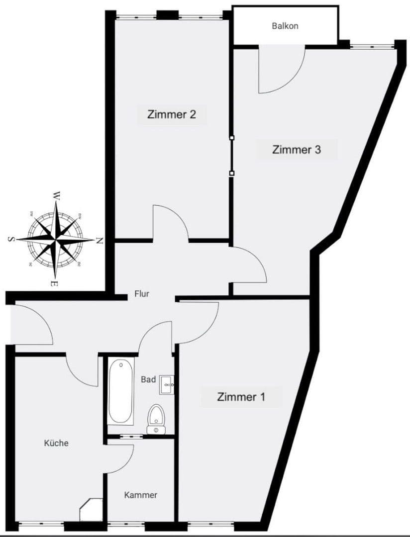 3 bedroom flat to rent, 82 m², Berlin, Berlin 3 bedroom flat to rent, 82 m², Berlin, Berlin