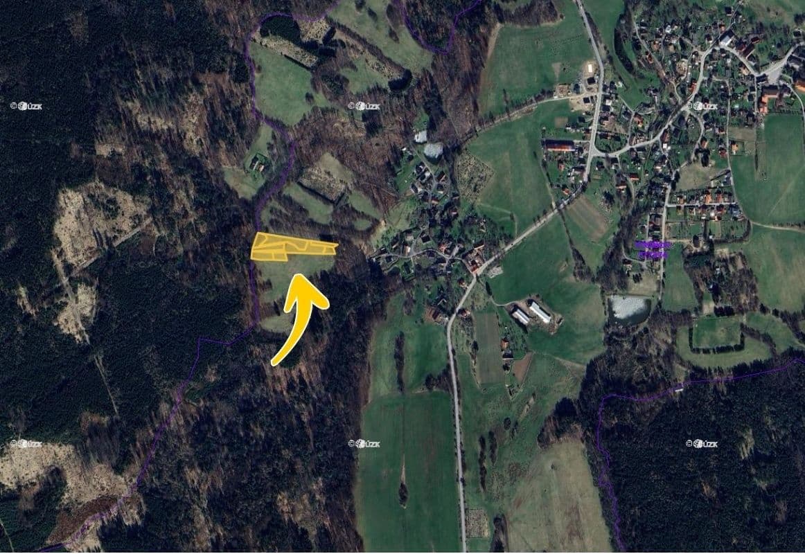 plot for sale, 5,045 m², Včelákov, Pardubický Region plot for sale, 5,045 m², Včelákov, Pardubický Region