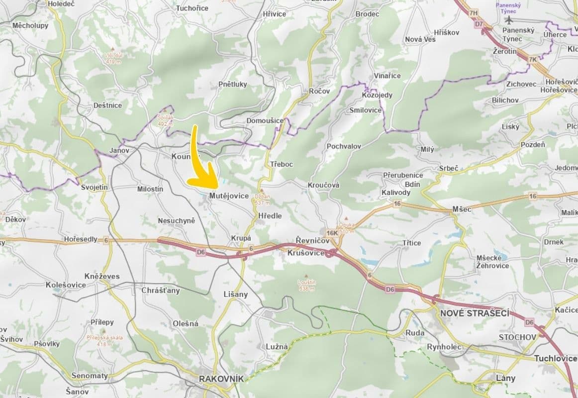 plot for sale, 5,018 m², Mutějovice, Středočeský Region plot for sale, 5,018 m², Mutějovice, Středočeský Region