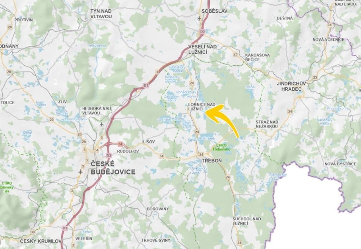 plot for sale, 23,281 m², Klec, Jihočeský Region plot for sale, 23,281 m², Klec, Jihočeský Region