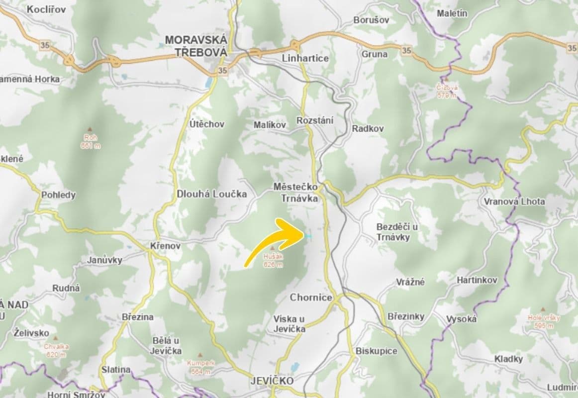 plot for sale, 8,467 m², Městečko Trnávka, Pardubický Region plot for sale, 8,467 m², Městečko Trnávka, Pardubický Region