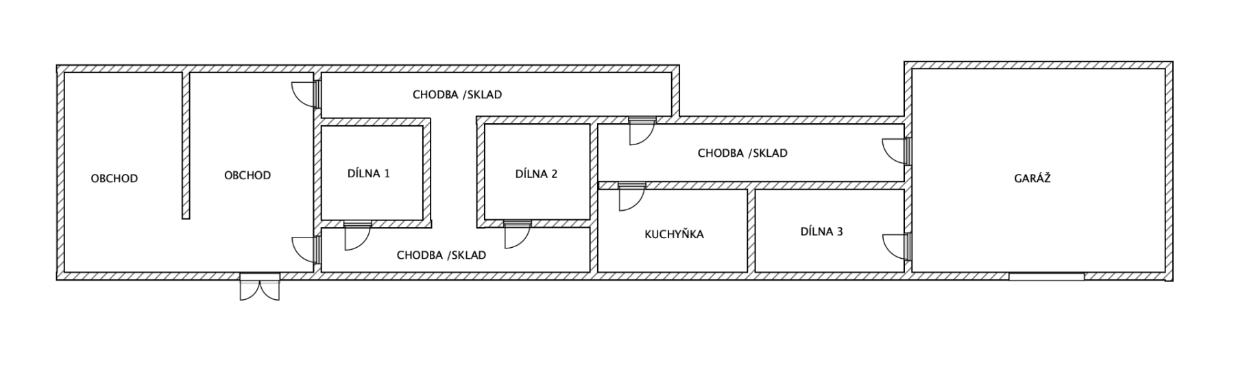 non-residential property to rent, 250 m², Nádražní, Sedlčany, Středočeský Region non-residential property to rent, 250 m², Nádražní, Sedlčany, Středočeský Region