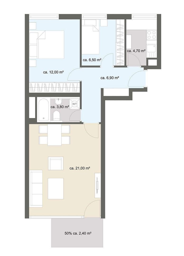 3 bedroom flat for sale, 56 m², Offenbacher Landstraße 467, Frankfurt, Hesse 3 bedroom flat for sale, 56 m², Offenbacher Landstraße 467, Frankfurt, Hesse