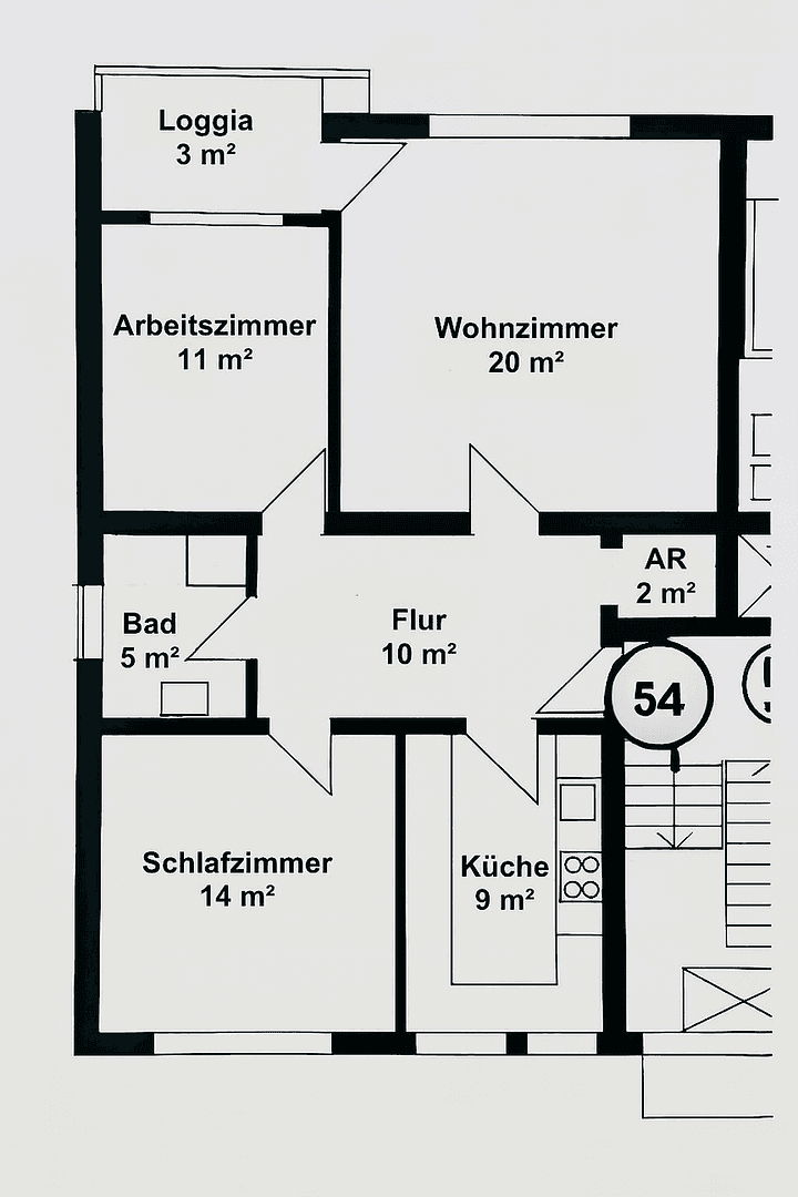 3 bedroom flat for sale, 72 m², Essen, North Rhine-Westphalia 3 bedroom flat for sale, 72 m², Essen, North Rhine-Westphalia