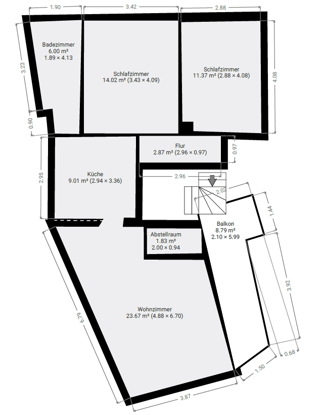 3 bedroom flat to rent, 78 m², Bächelsgasse 5, Bad Camberg, Hesse 3 bedroom flat to rent, 78 m², Bächelsgasse 5, Bad Camberg, Hesse