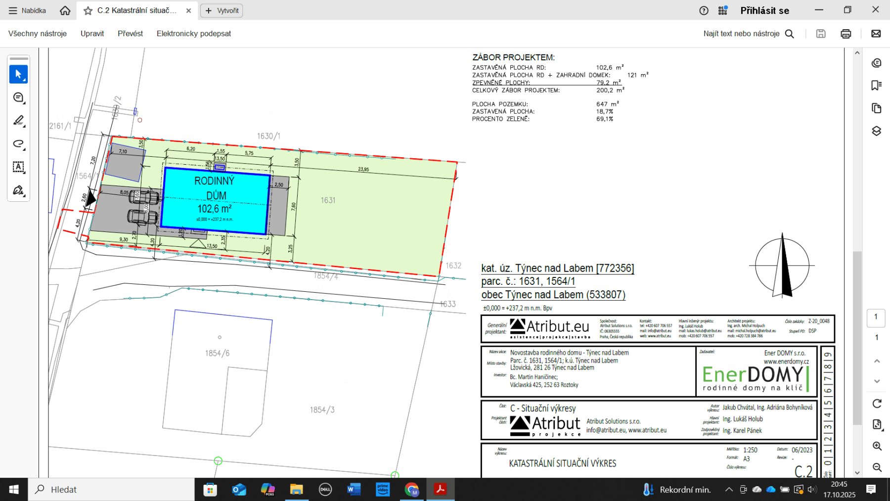 plot for sale, 644 m², Lžovická, Týnec nad Labem, Středočeský Region plot for sale, 644 m², Lžovická, Týnec nad Labem, Středočeský Region