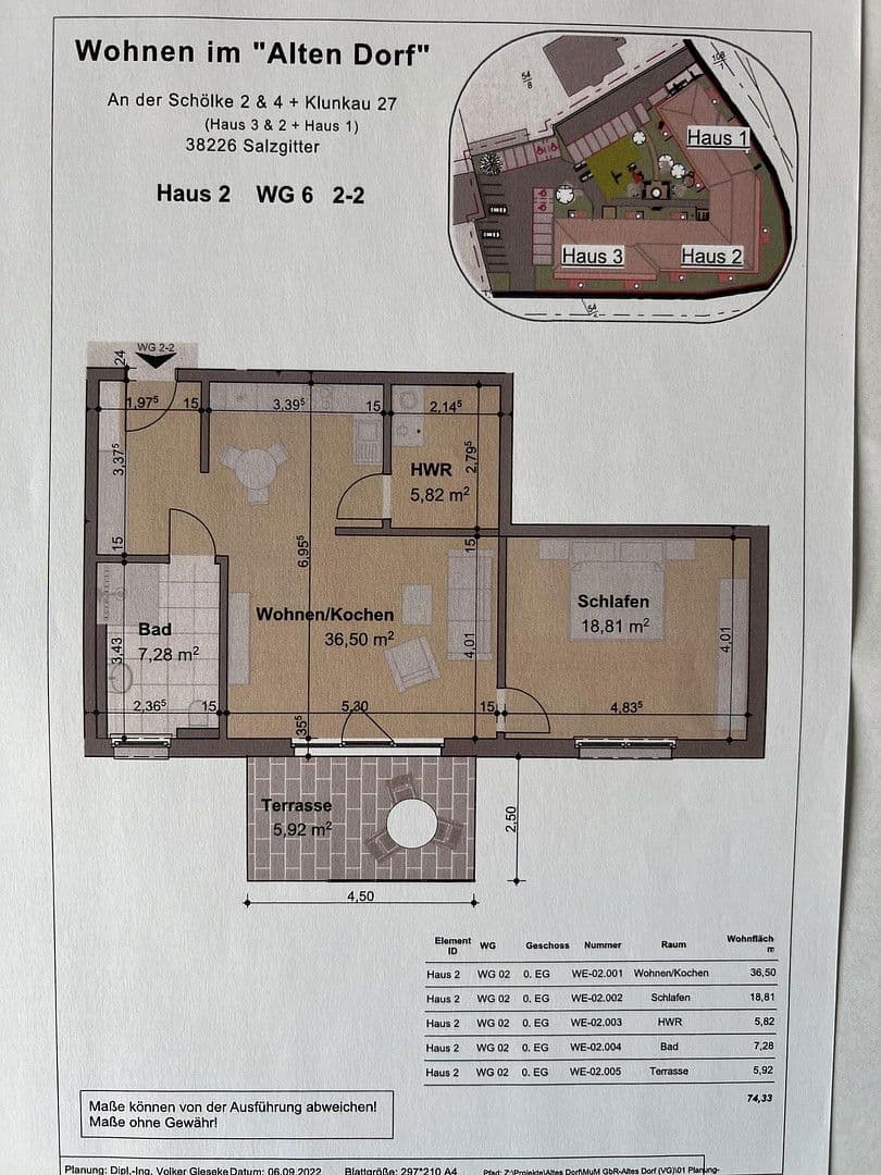 2 bedroom flat for sale, 60 m², An der Schölke 2-4, Salzgitter, Lower Saxony 2 bedroom flat for sale, 60 m², An der Schölke 2-4, Salzgitter, Lower Saxony