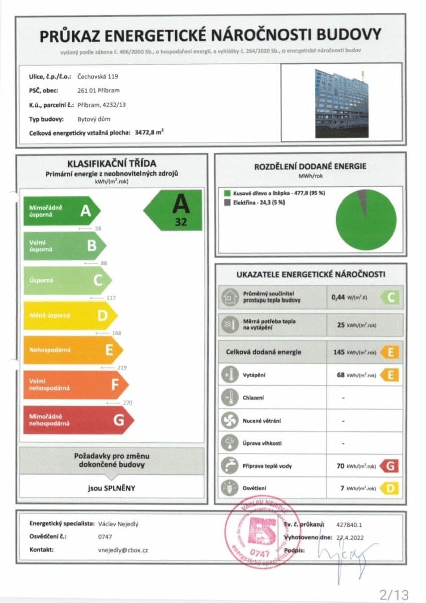 2 bedroom flat for sale, 77 m², Čechovská, Příbram, Středočeský Region 2 bedroom flat for sale, 77 m², Čechovská, Příbram, Středočeský Region