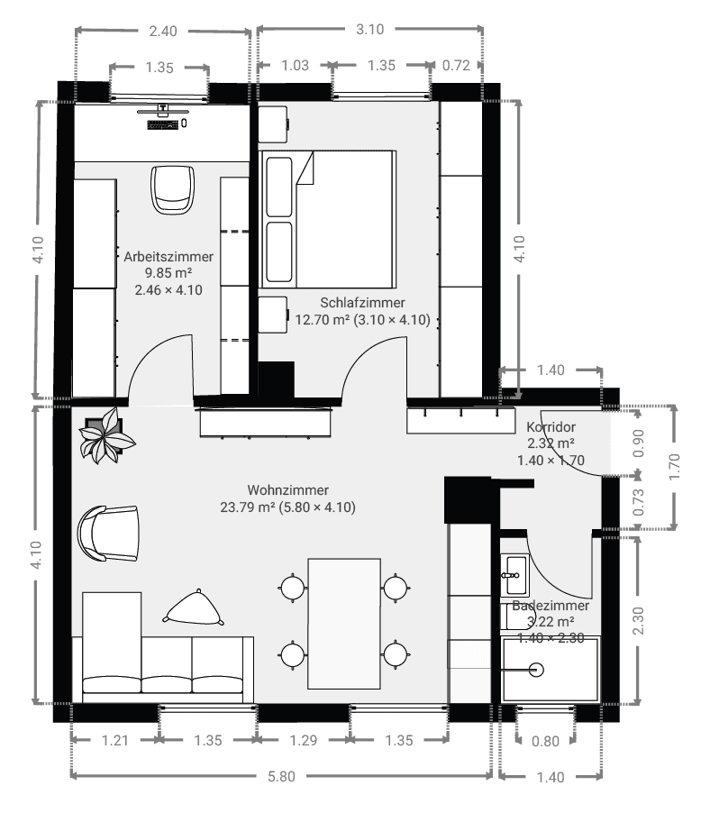3 bedroom flat for sale, 52 m², Heilbronn, Baden-Württemberg 3 bedroom flat for sale, 52 m², Heilbronn, Baden-Württemberg