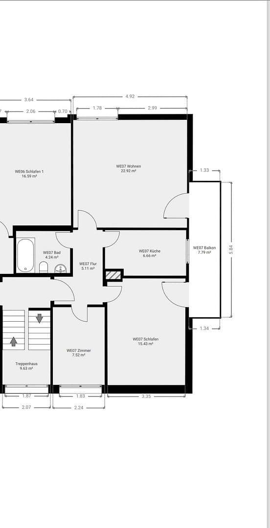 3 bedroom flat to rent, 60 m², Mörfelden-Walldorf, Hesse 3 bedroom flat to rent, 60 m², Mörfelden-Walldorf, Hesse