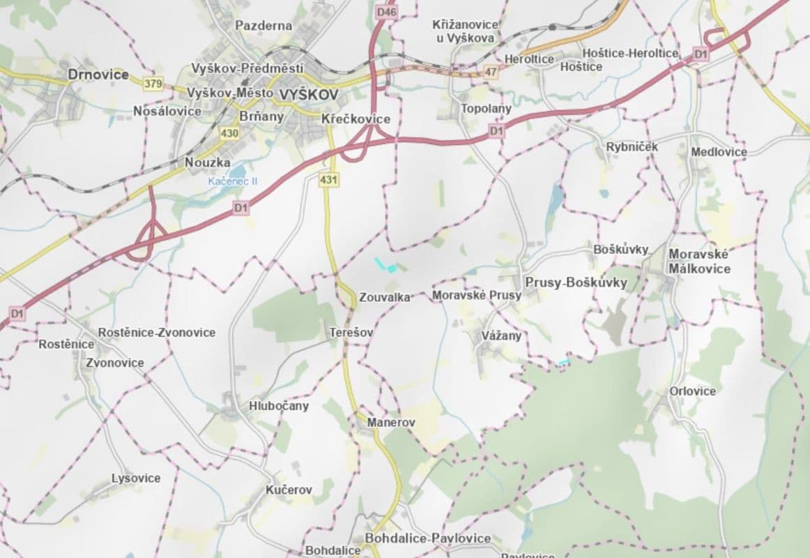 plot for sale, 18,694 m², Prusy-Boškůvky, Jihomoravský Region plot for sale, 18,694 m², Prusy-Boškůvky, Jihomoravský Region