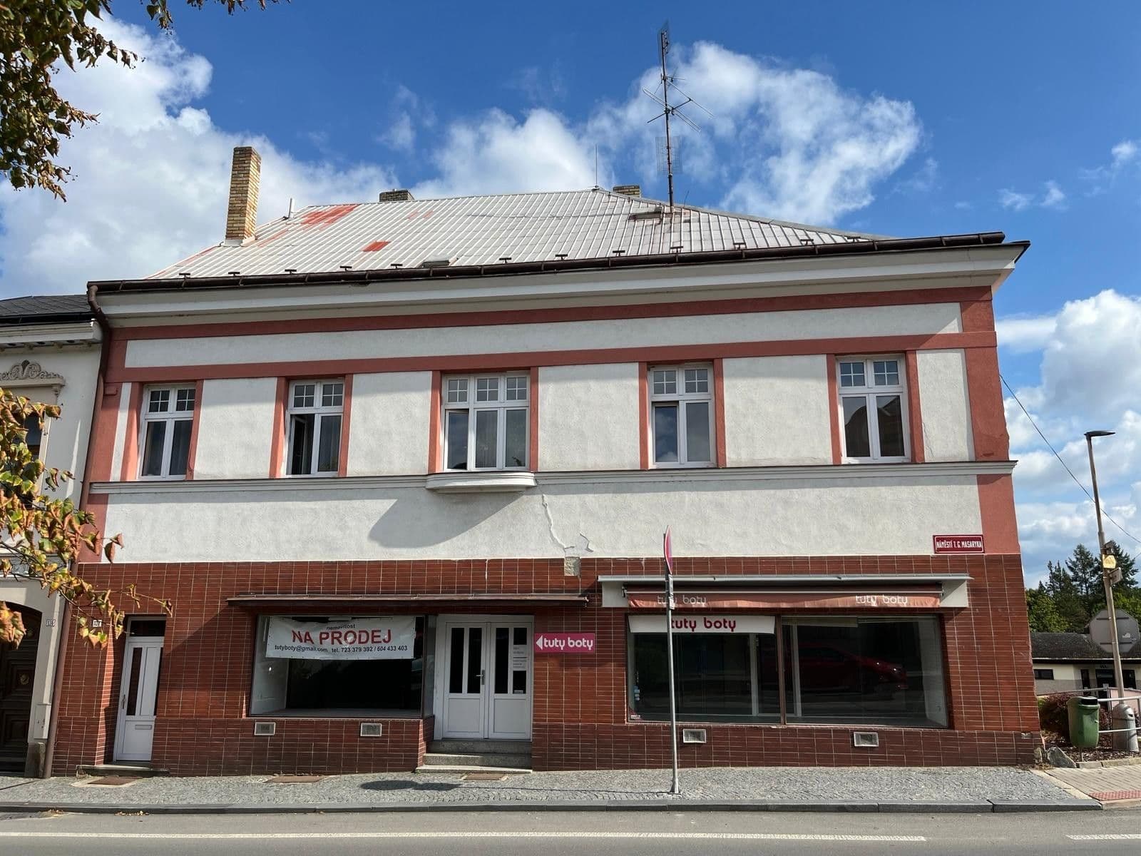 non-residential property for sale, 360 m², náměstí T. G. Masaryka, Veselí nad Lužnicí, Jihočeský Region non-residential property for sale, 360 m², náměstí T. G. Masaryka, Veselí nad Lužnicí, Jihočeský Region