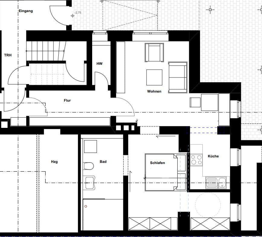 1 bedroom with open-plan kitchen flat to rent, 65 m², Nürnberg, Bavaria 1 bedroom with open-plan kitchen flat to rent, 65 m², Nürnberg, Bavaria