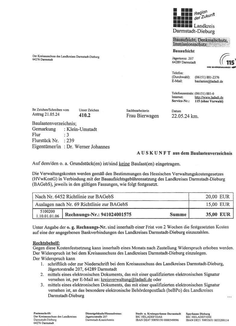 plot for sale, 548 m², Groß-Umstadt, Hesse plot for sale, 548 m², Groß-Umstadt, Hesse