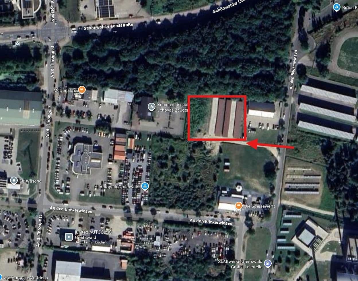 garage to rent, 18 m², An den Bäckerwiesen, Greifswald, Mecklenburg-Vorpommern garage to rent, 18 m², An den Bäckerwiesen, Greifswald, Mecklenburg-Vorpommern