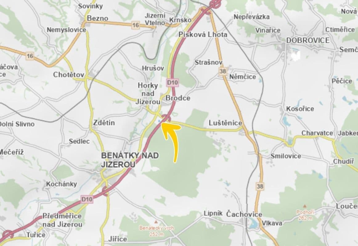 plot for sale, 6,388 m², Brodce, Středočeský Region plot for sale, 6,388 m², Brodce, Středočeský Region