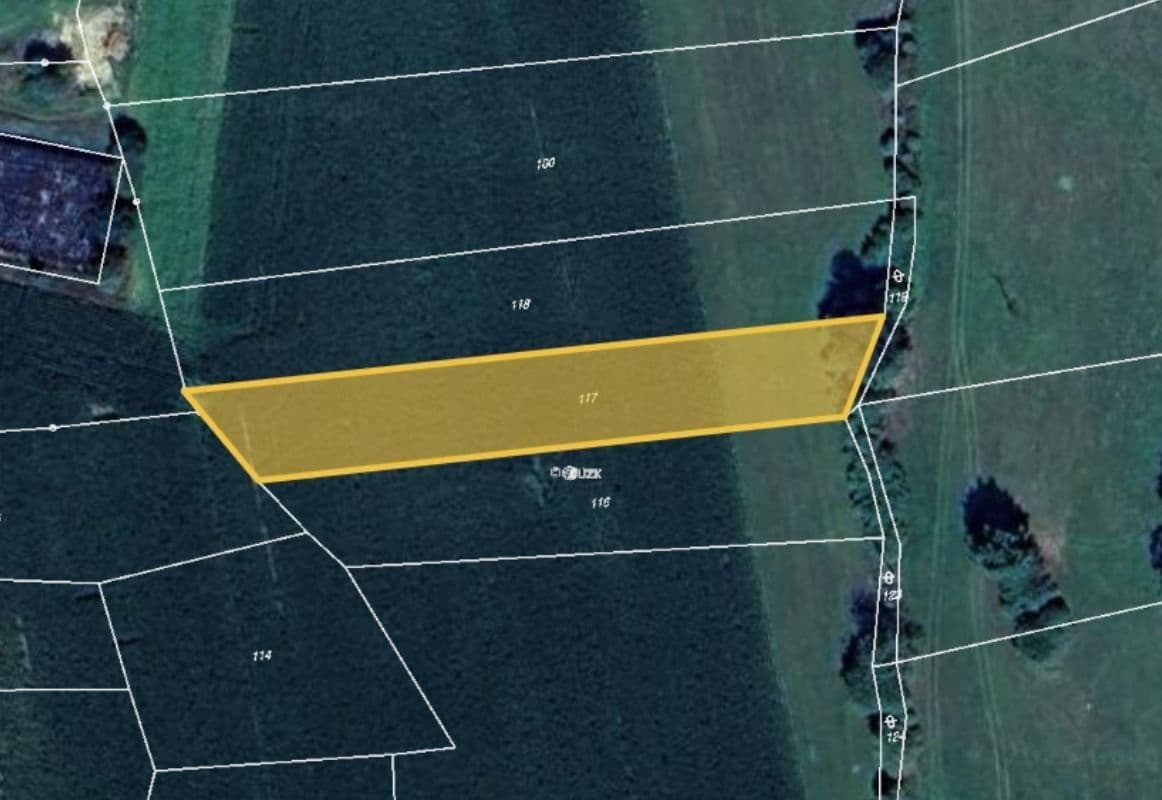 plot for sale, 10,992 m², Hrazany, Jihočeský Region plot for sale, 10,992 m², Hrazany, Jihočeský Region