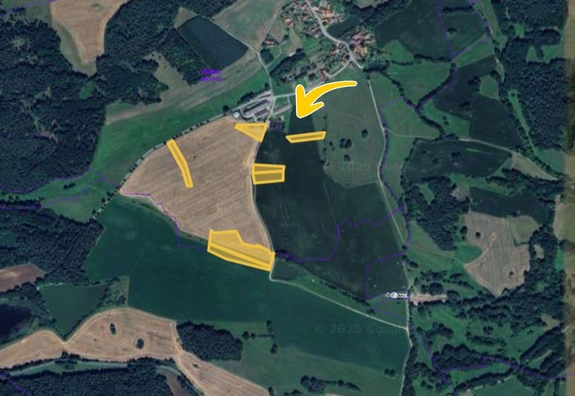 plot for sale, 10,992 m², Hrazany, Jihočeský Region plot for sale, 10,992 m², Hrazany, Jihočeský Region