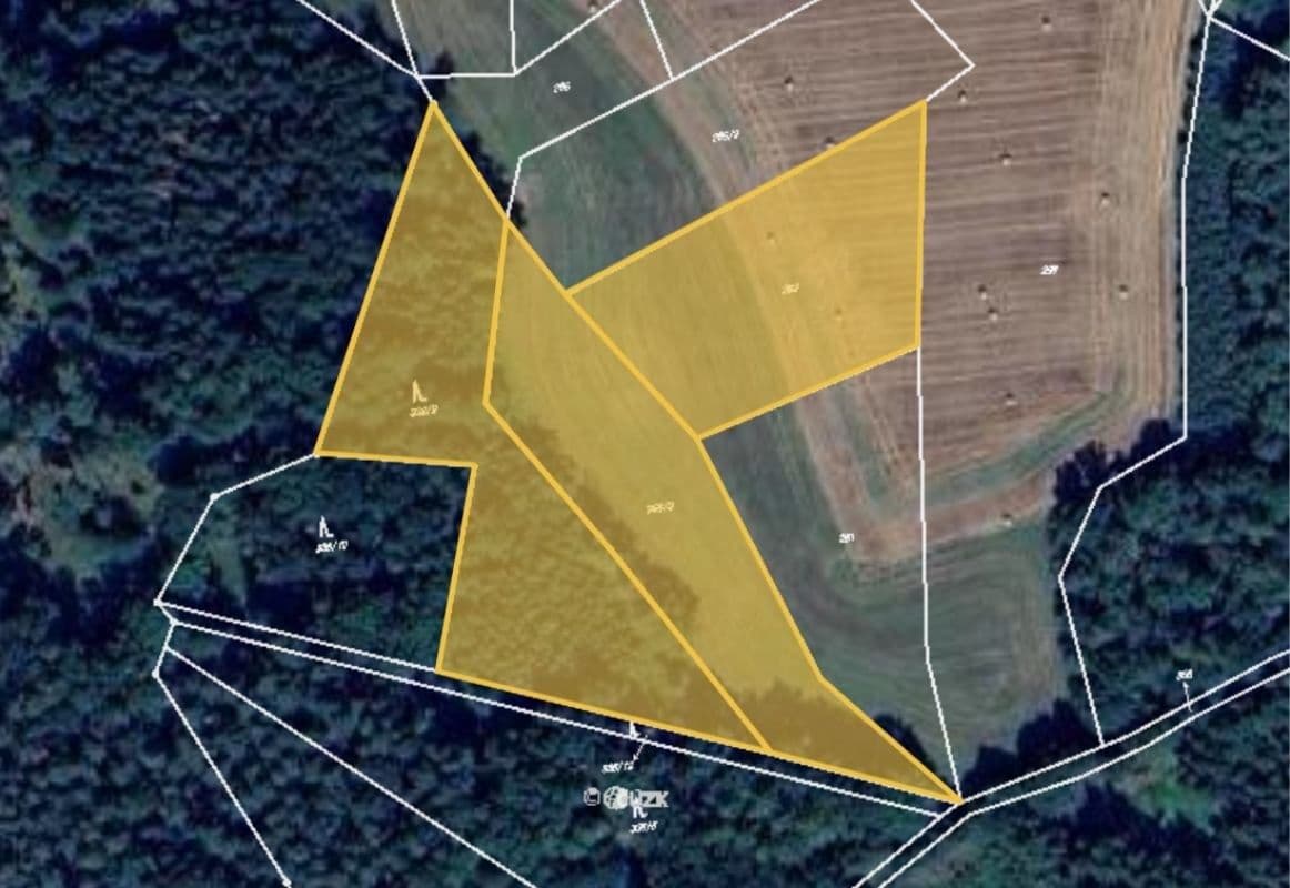 plot for sale, 7,381 m², Hrazany, Jihočeský Region plot for sale, 7,381 m², Hrazany, Jihočeský Region