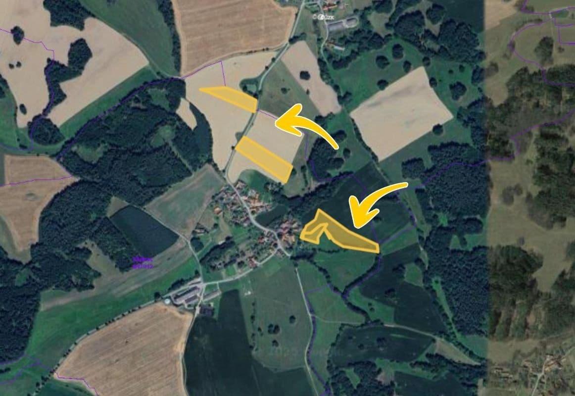 plot for sale, 11,585 m², Hrazany, Jihočeský Region plot for sale, 11,585 m², Hrazany, Jihočeský Region