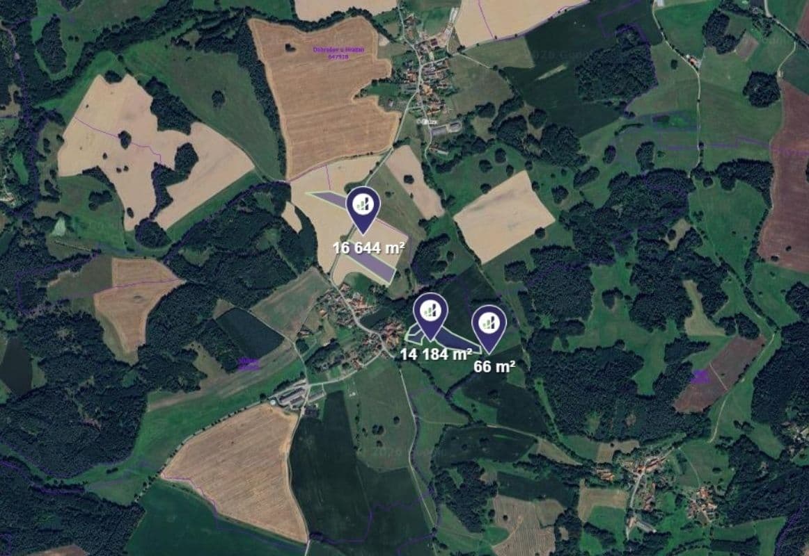 plot for sale, 11,585 m², Hrazany, Jihočeský Region plot for sale, 11,585 m², Hrazany, Jihočeský Region