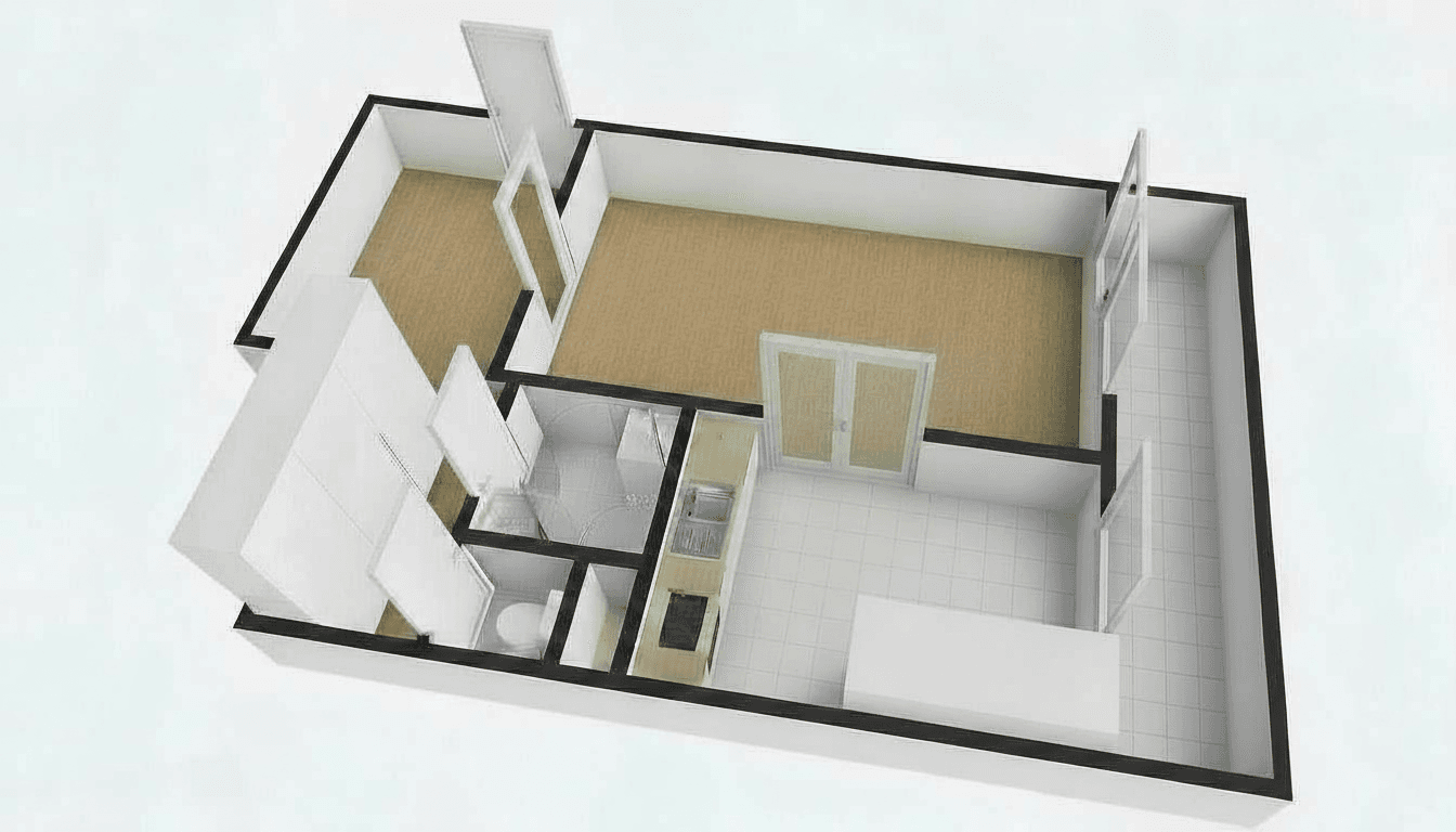 1 bedroom flat to rent, 44 m², V Podluží, Prague, Prague 1 bedroom flat to rent, 44 m², V Podluží, Prague, Prague