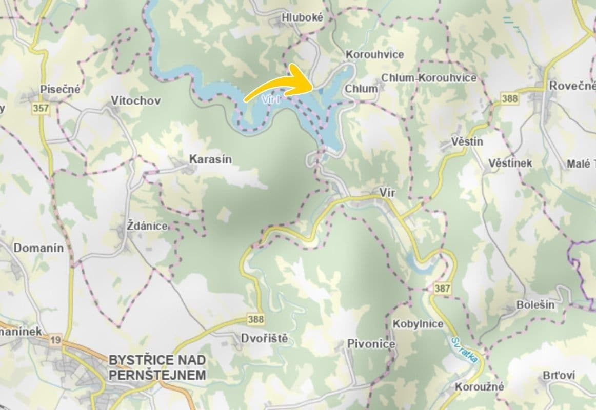 plot for sale, 5,200 m², Chlum-Korouhvice, Vysočina Region plot for sale, 5,200 m², Chlum-Korouhvice, Vysočina Region