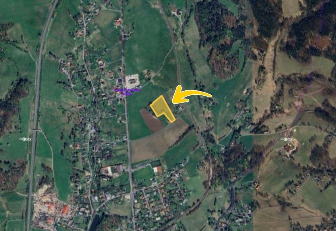 plot for sale, 6,223 m², Liberec, Liberecký Region plot for sale, 6,223 m², Liberec, Liberecký Region