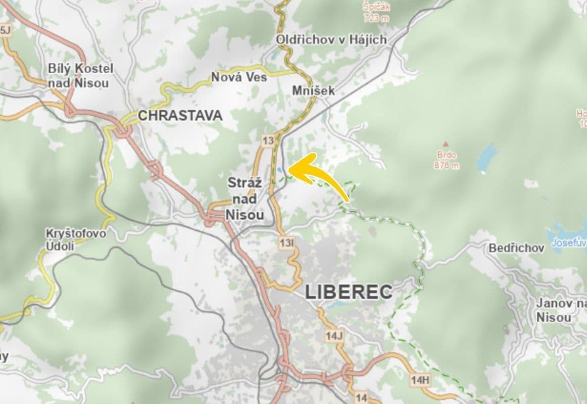 plot for sale, 6,223 m², Liberec, Liberecký Region plot for sale, 6,223 m², Liberec, Liberecký Region