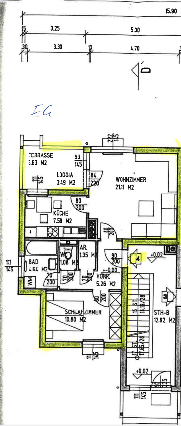 2 bedroom flat for sale, 52 m², Jenseits 74, St.Martin, Upper Austria 2 bedroom flat for sale, 52 m², Jenseits 74, St.Martin, Upper Austria