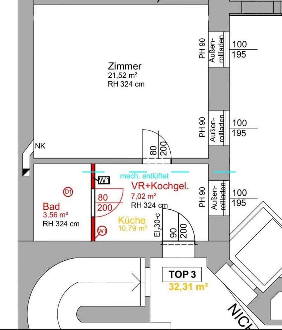 1 bedroom flat for sale, 33 m², Schallergasse 19, Wien, Vienna 1 bedroom flat for sale, 33 m², Schallergasse 19, Wien, Vienna
