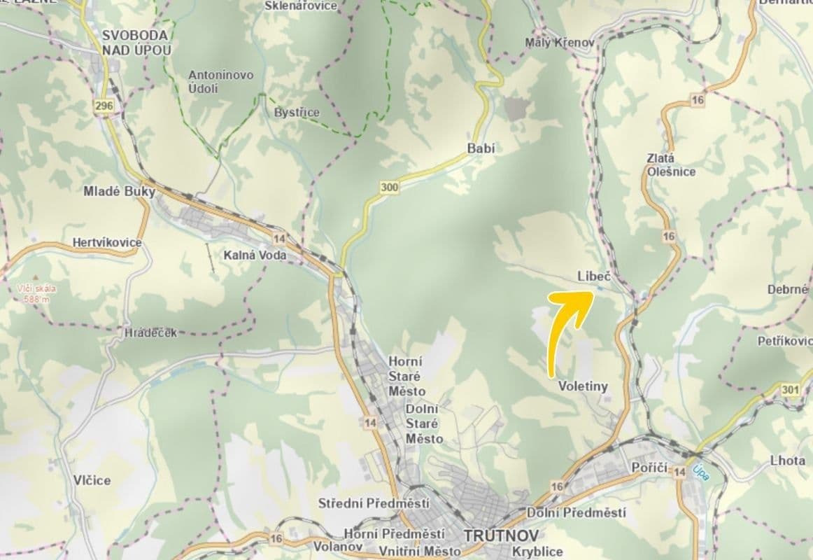 plot for sale, 2,091 m², Trutnov, Královéhradecký Region plot for sale, 2,091 m², Trutnov, Královéhradecký Region