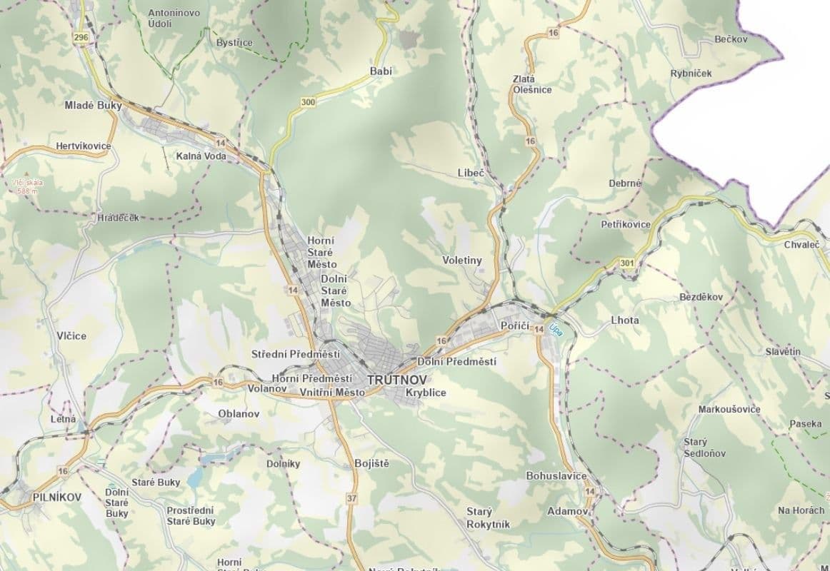 plot for sale, 2,091 m², Trutnov, Královéhradecký Region plot for sale, 2,091 m², Trutnov, Královéhradecký Region