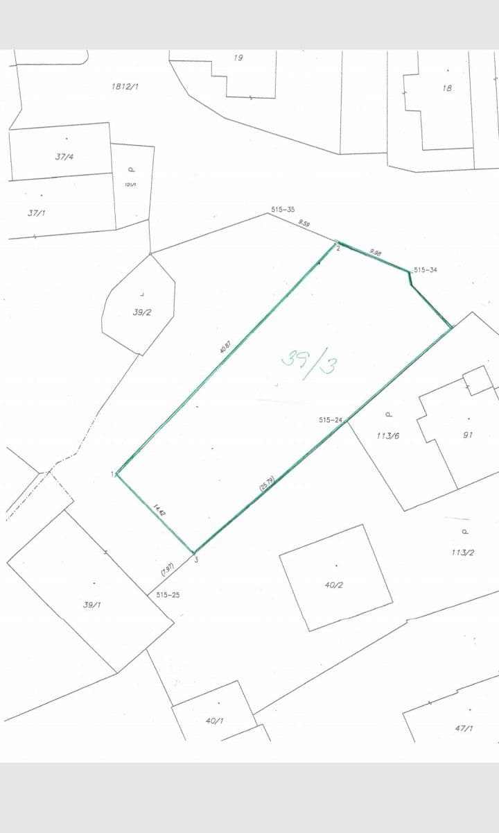 plot for sale, 706 m², Řehlovice, Ústecký Region plot for sale, 706 m², Řehlovice, Ústecký Region