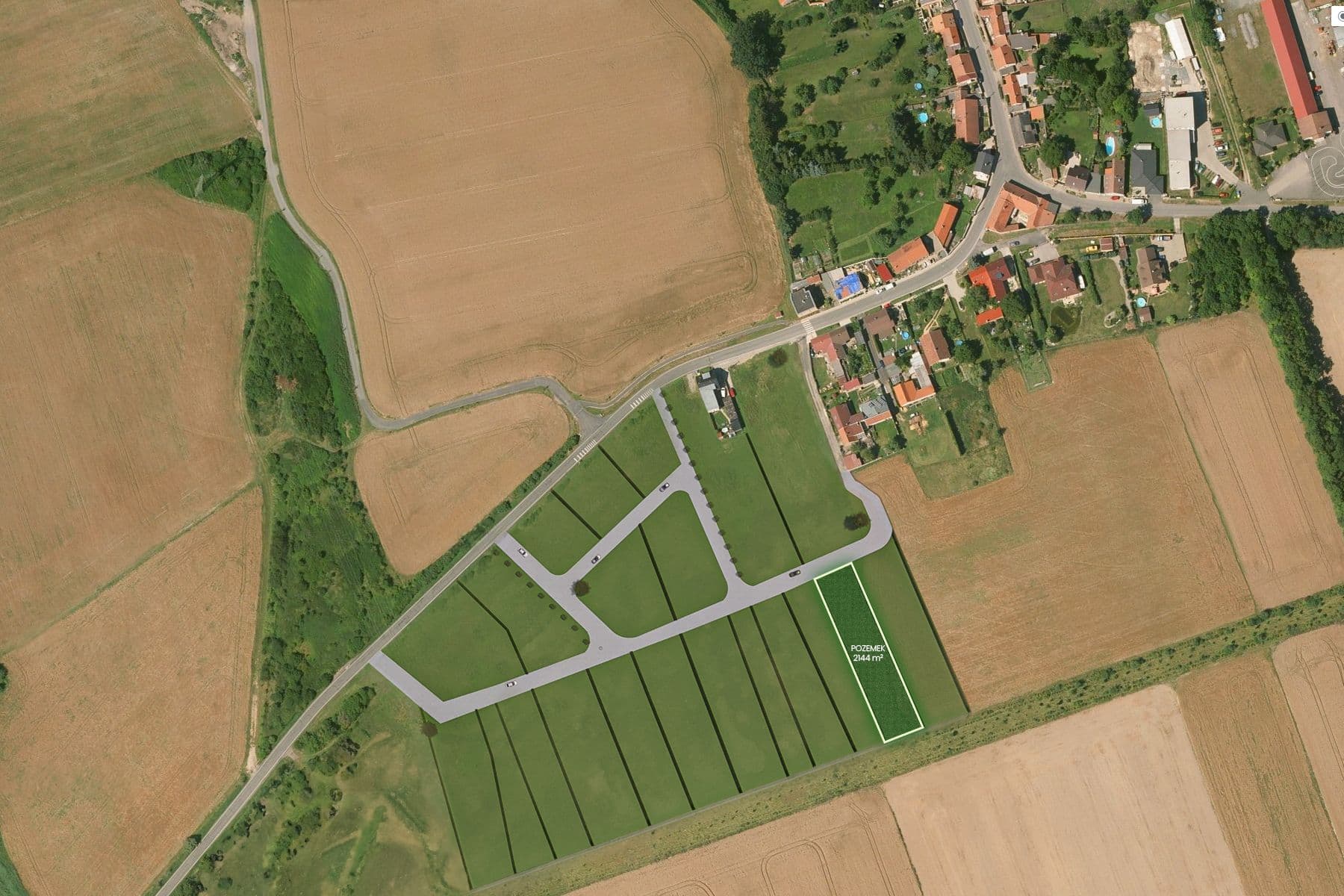 plot for sale, 2,145 m², Doľany, Bratislavský Region plot for sale, 2,145 m², Doľany, Bratislavský Region