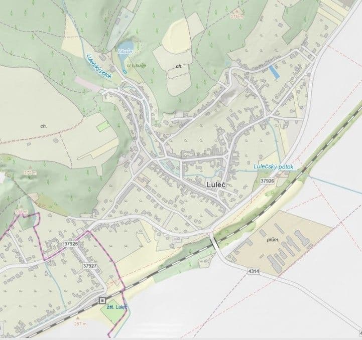plot for sale, 923 m², Luleč, Jihomoravský Region plot for sale, 923 m², Luleč, Jihomoravský Region