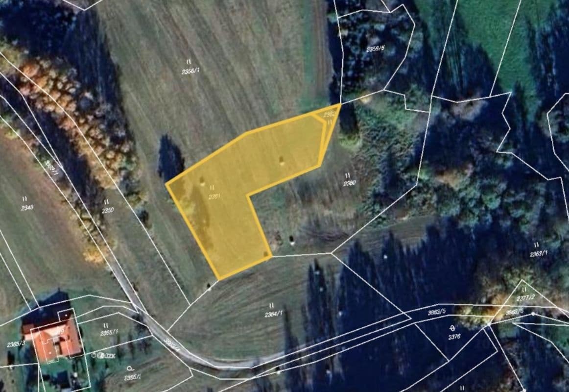 plot for sale, 2,006 m², Slavče, Jihočeský Region plot for sale, 2,006 m², Slavče, Jihočeský Region
