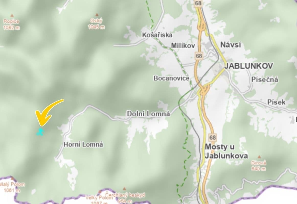 plot for sale, 9,672 m², Horní Lomná, Moravskoslezský Region plot for sale, 9,672 m², Horní Lomná, Moravskoslezský Region