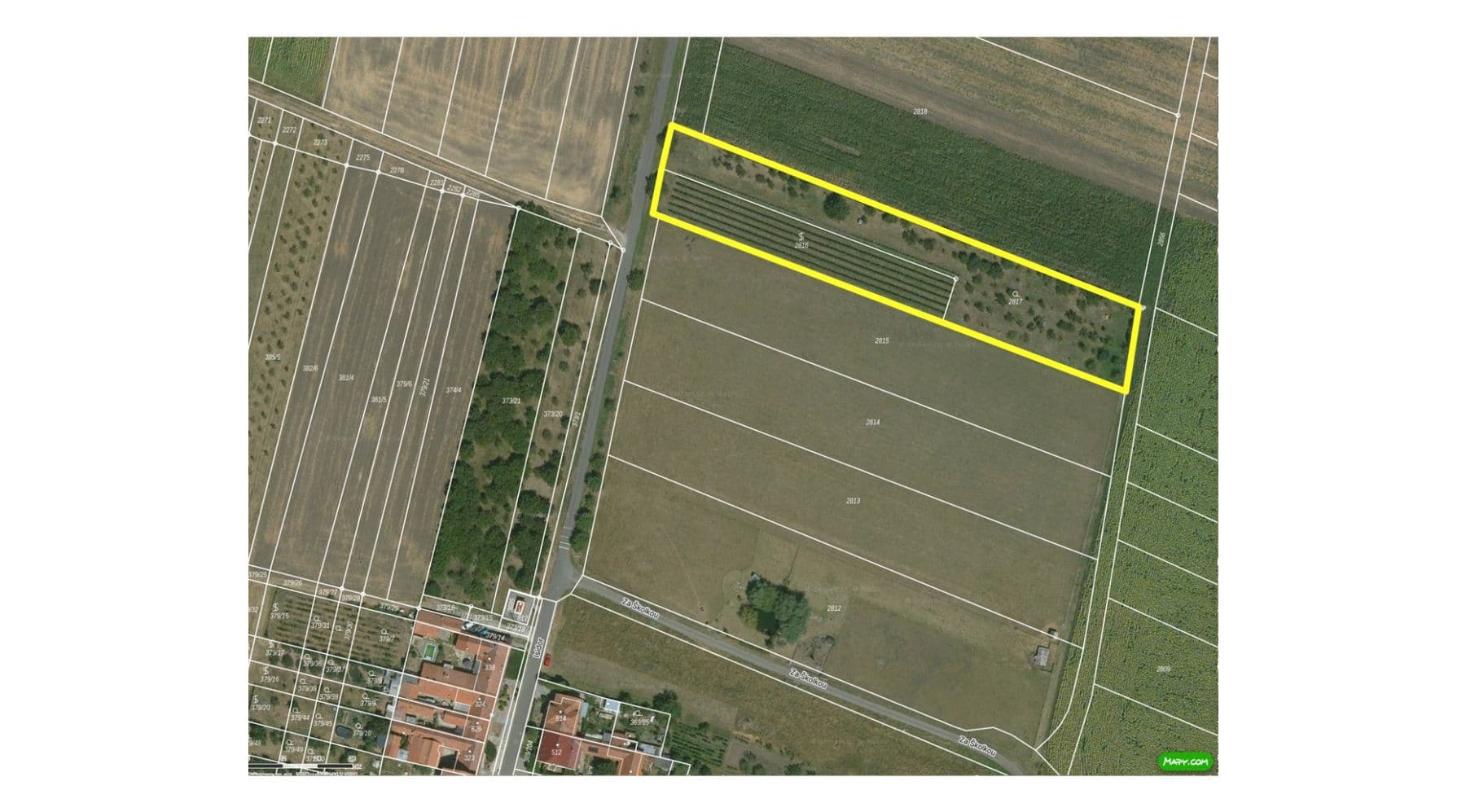 plot for sale, 5,111 m², Šakvice, Jihomoravský Region plot for sale, 5,111 m², Šakvice, Jihomoravský Region