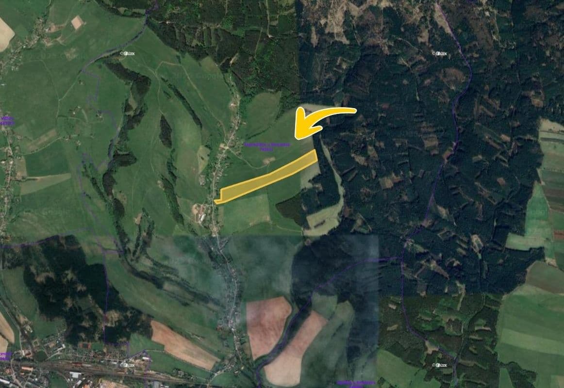 plot for sale, 105,371 m², Meziměstí, Královéhradecký Region plot for sale, 105,371 m², Meziměstí, Královéhradecký Region