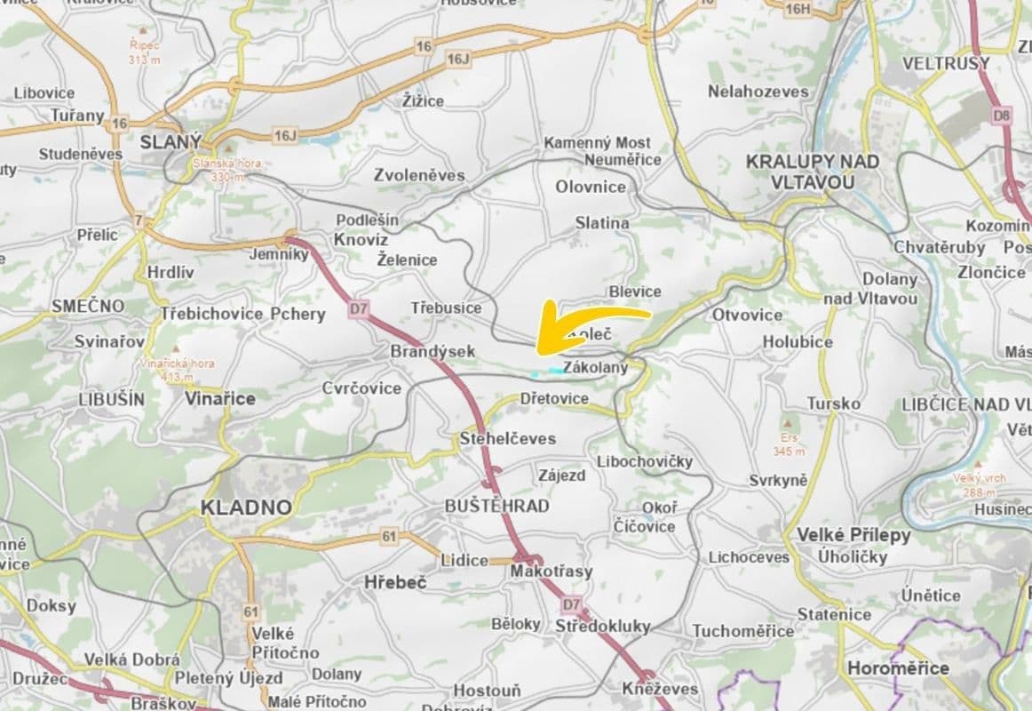 plot for sale, 39,037 m², Koleč, Středočeský Region plot for sale, 39,037 m², Koleč, Středočeský Region