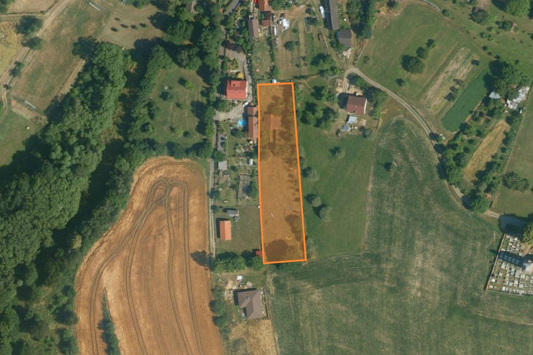 plot for sale, 1,800 m², Podveky, Středočeský Region plot for sale, 1,800 m², Podveky, Středočeský Region