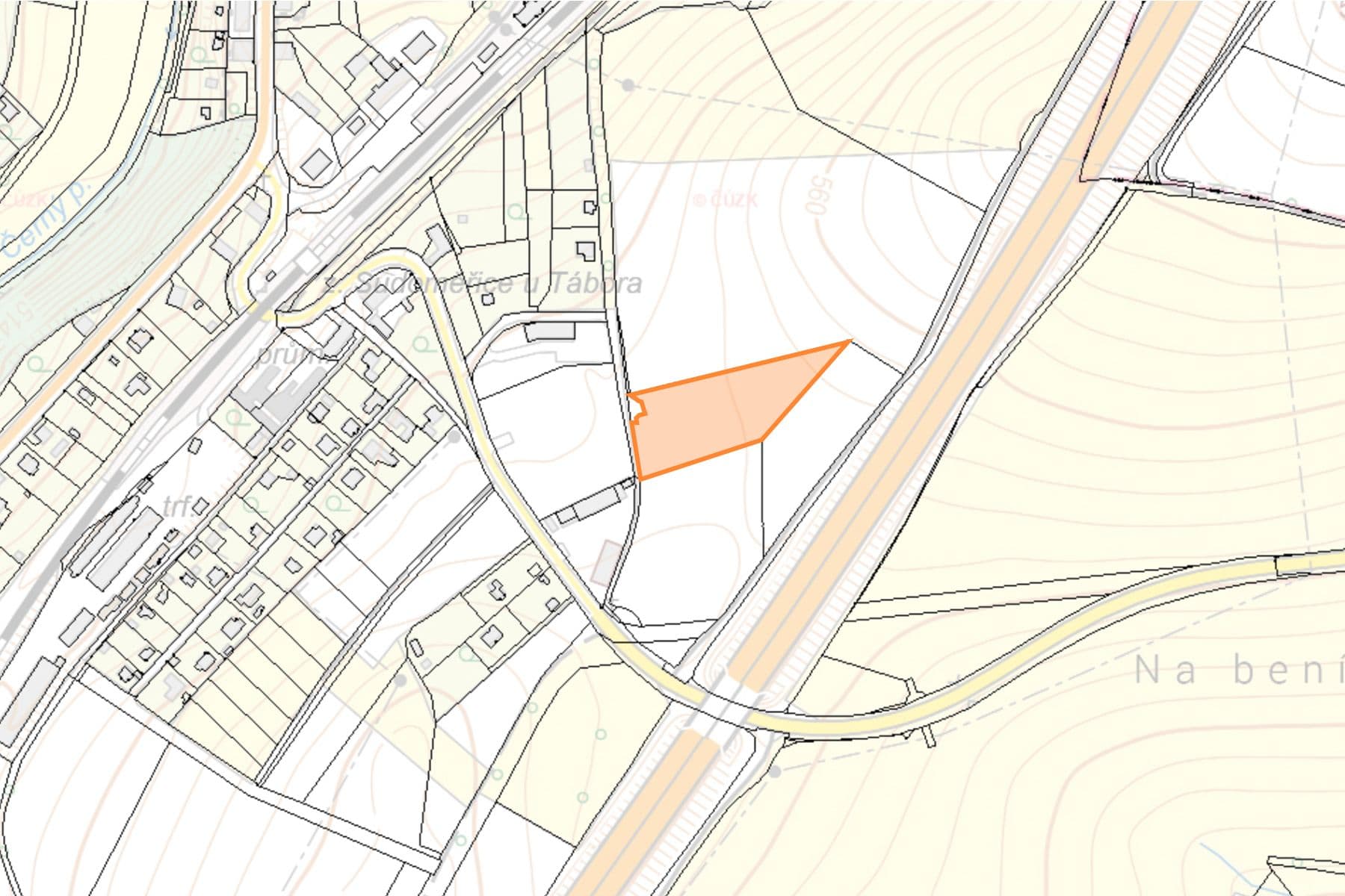 plot for sale, 6,770 m², Sudoměřice u Tábora, Jihočeský Region plot for sale, 6,770 m², Sudoměřice u Tábora, Jihočeský Region