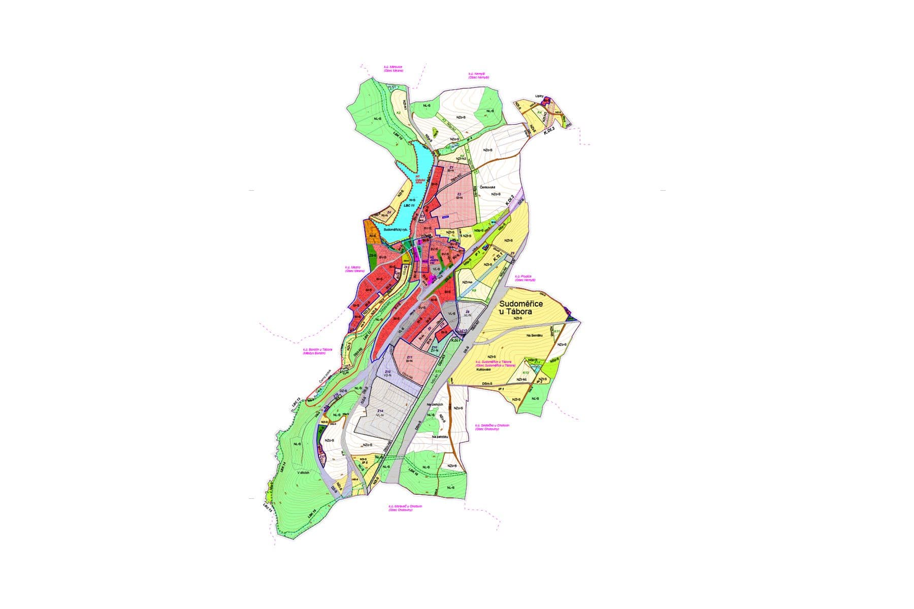 plot for sale, 6,770 m², Sudoměřice u Tábora, Jihočeský Region plot for sale, 6,770 m², Sudoměřice u Tábora, Jihočeský Region