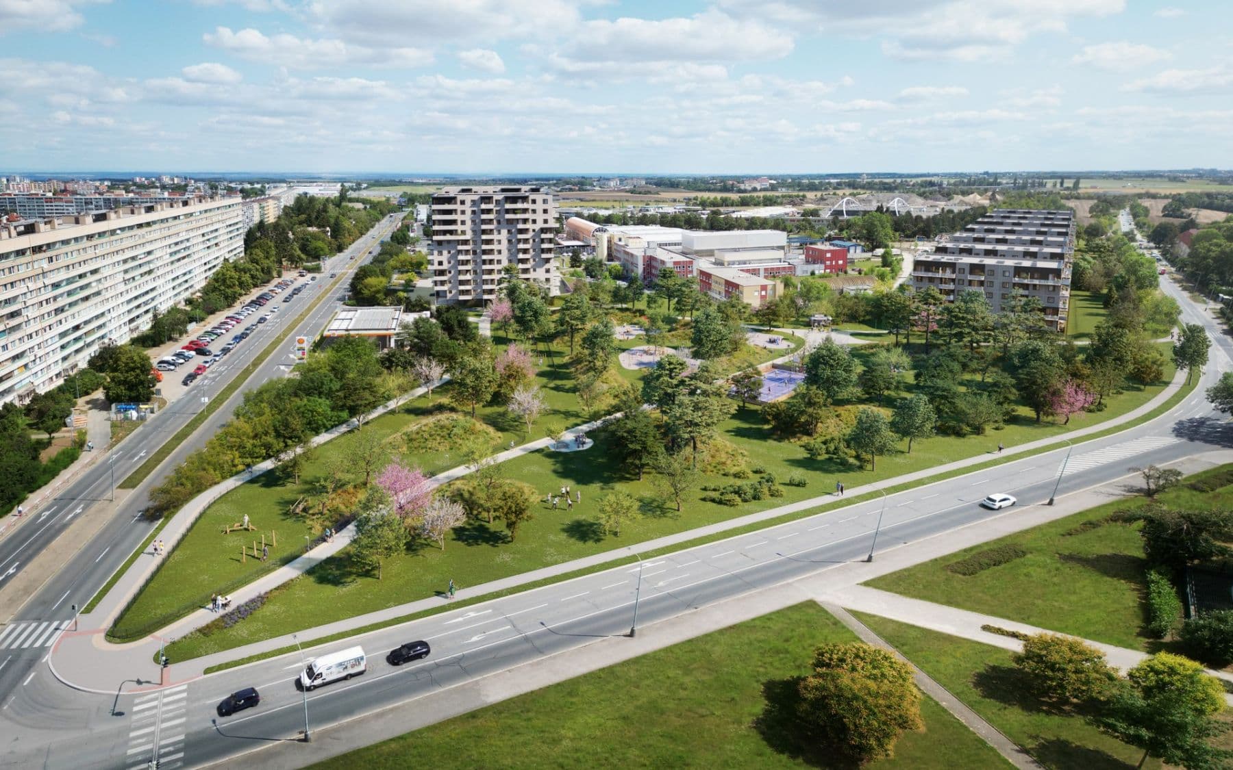 1 bedroom with open-plan kitchen flat to rent, 50 m², Čakovická, Prague, Prague 1 bedroom with open-plan kitchen flat to rent, 50 m², Čakovická, Prague, Prague