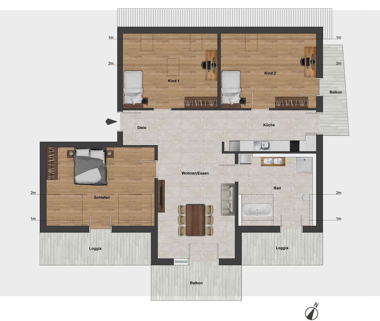 4 bedroom flat to rent, 135 m², Grafing bei München, Bavaria 4 bedroom flat to rent, 135 m², Grafing bei München, Bavaria